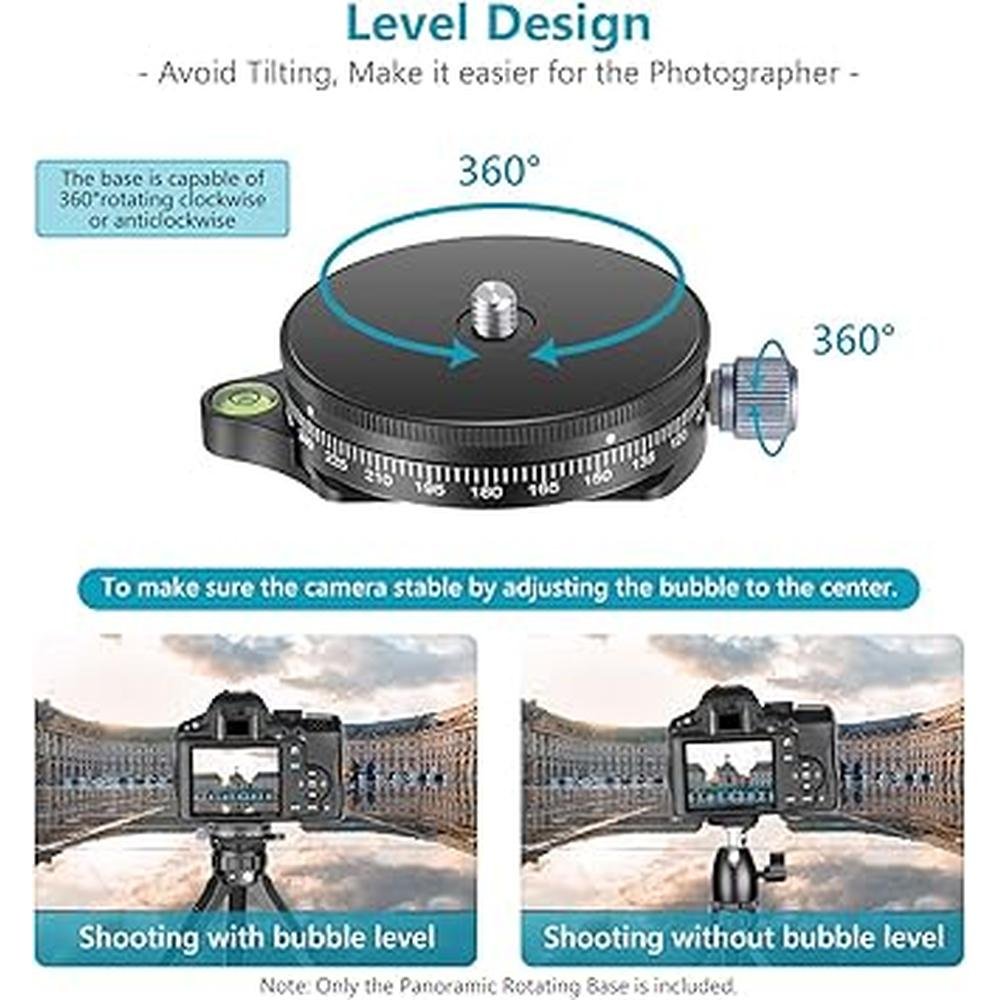 Tripod Neewer: Neewer Camera Panoramic Panning Base with – In Use