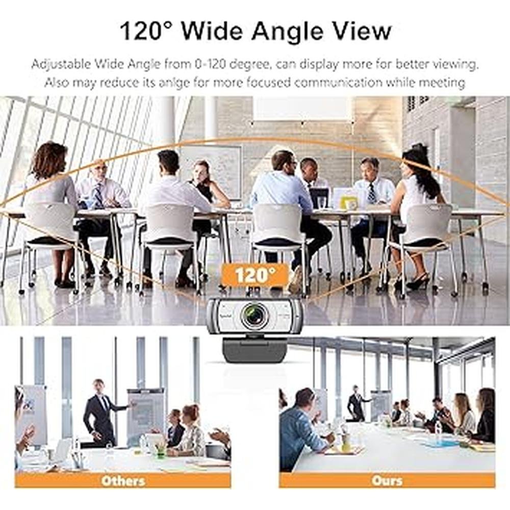 Webcam Wide Angle: Spedal 920 Pro 120 Degree Large View – Side View
