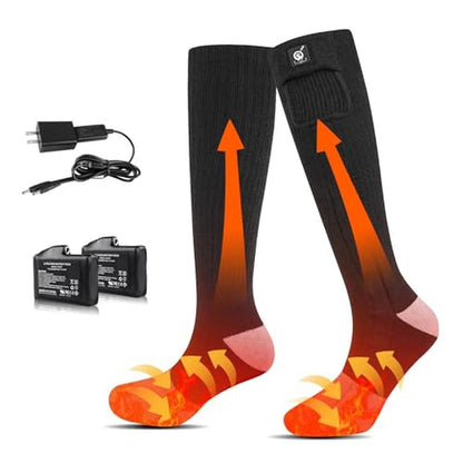 Premium Battery-Powered Heated Socks for Men and Women – Front View