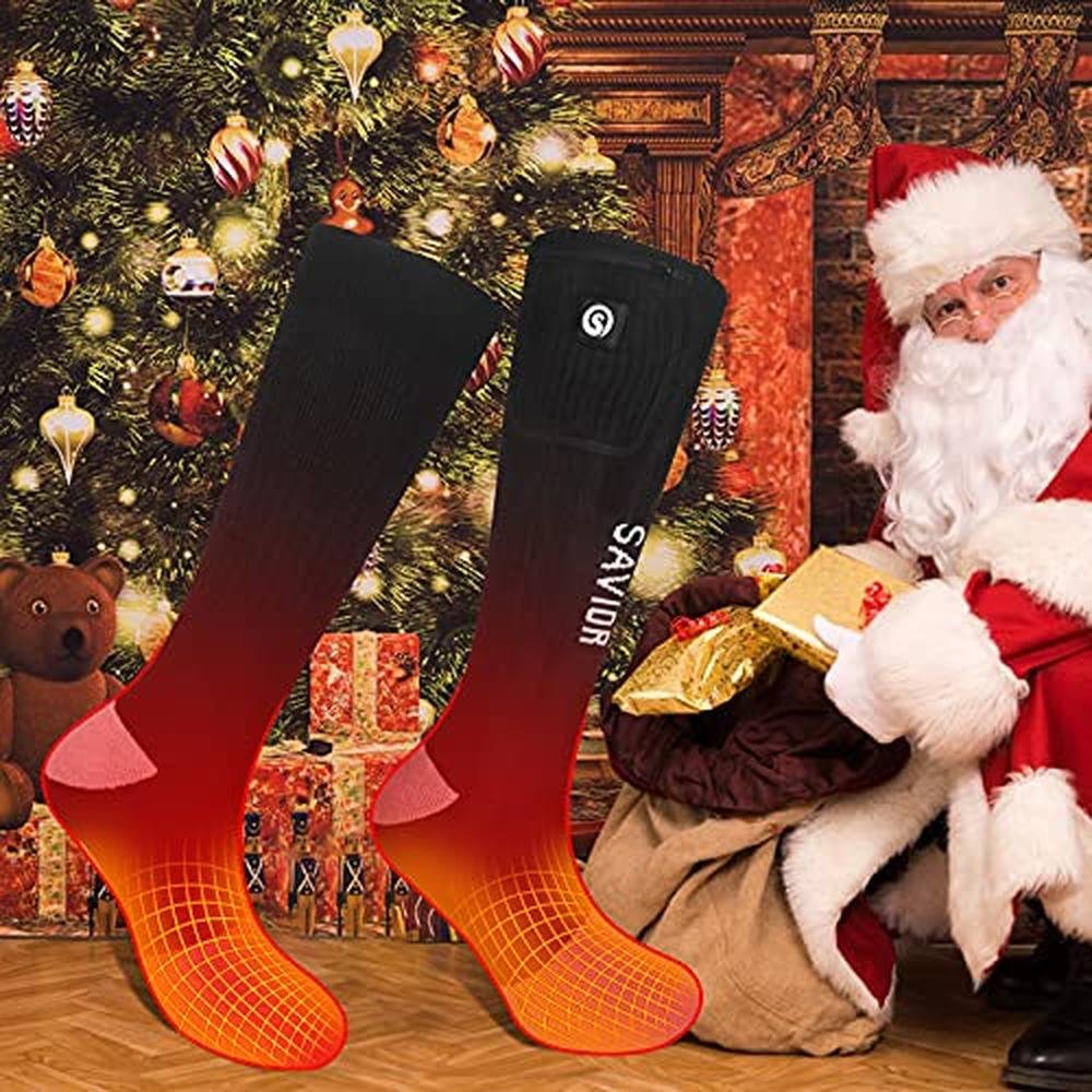 Premium Battery-Powered Heated Socks for Men and Women – Packaging