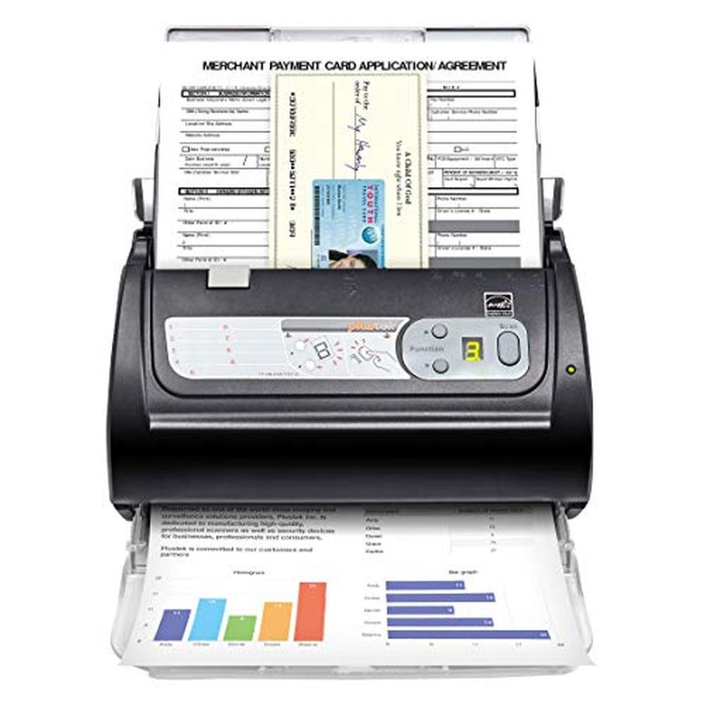 Document Scanner: Plustek PS188 High Speed Double-Sided – Front View