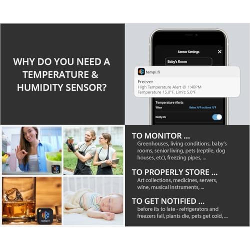 Wireless Temperature and Humidity Sensor – In Use