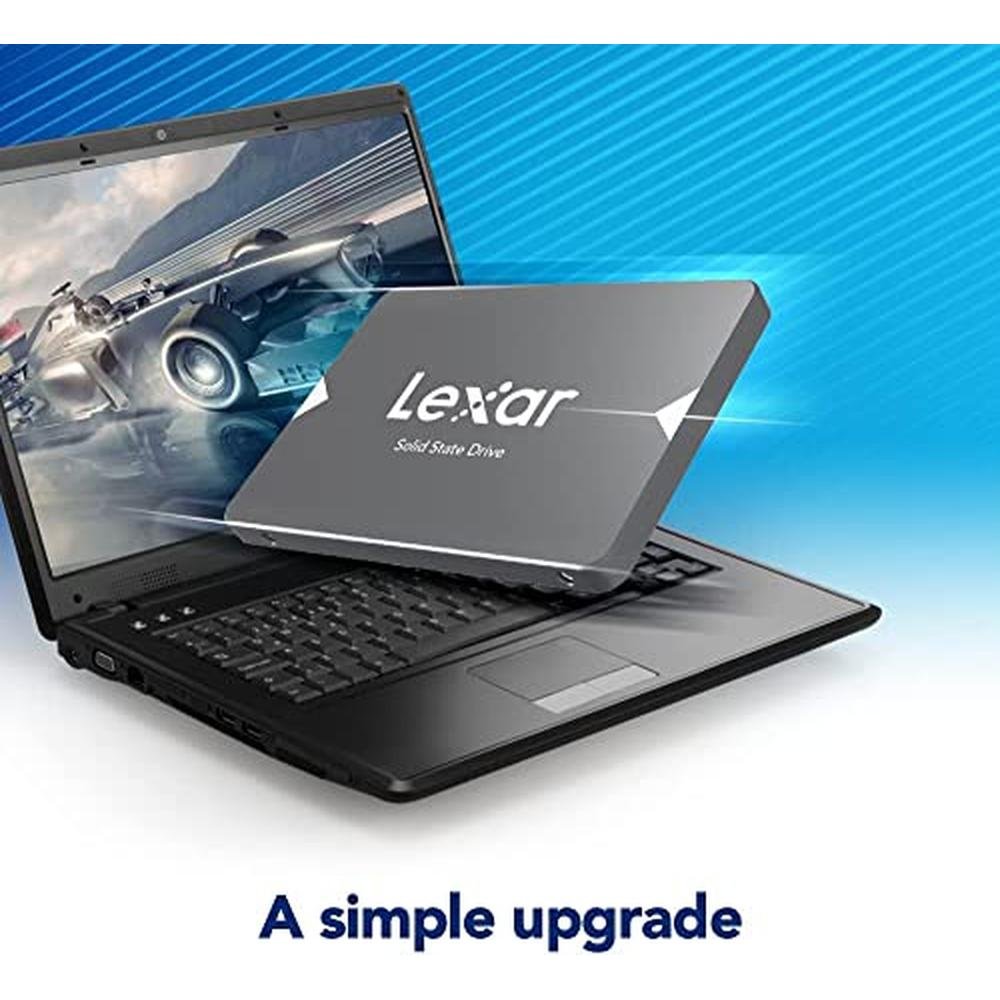 Lexar 512GB NS100 SSD 2.5 Inch SATA III Internal Solid – Close-up Detail