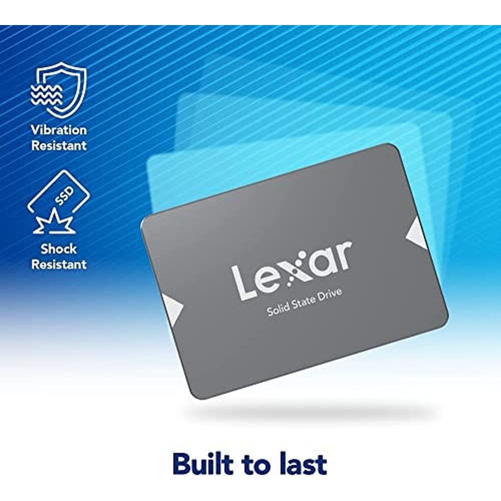 Lexar 512GB NS100 SSD 2.5 Inch SATA III Internal Solid – Packaging