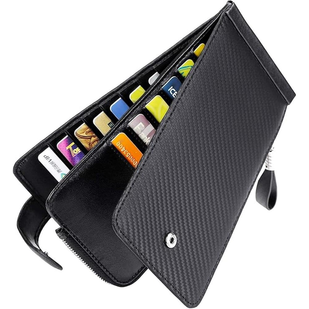 Wallet Huztencor: Huztencor Womens Leather Credit Card – Front View