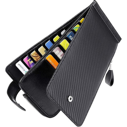 Wallet Huztencor: Huztencor Womens Leather Credit Card – Front View