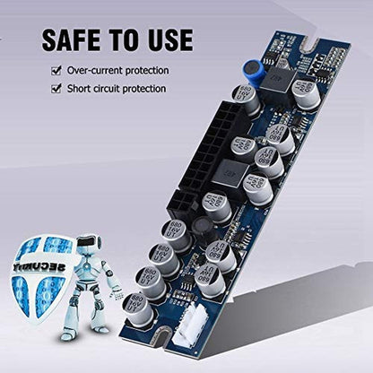 PSU 12V: High-Performance Power Supply Module Board 300W – Close-up Detail