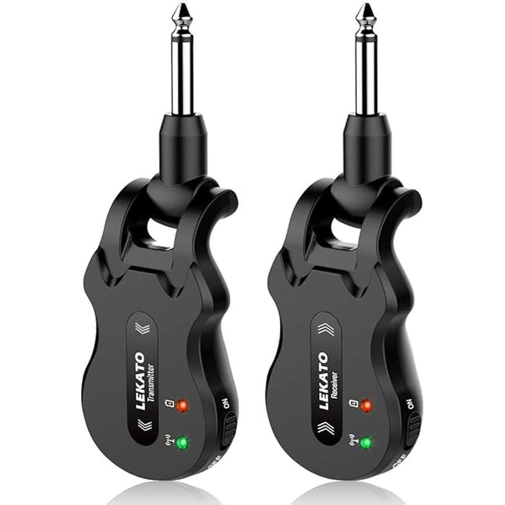 Wireless Guitar Transmitter: LEKATO 5.8GHz Rechargeable – Close-up Detail