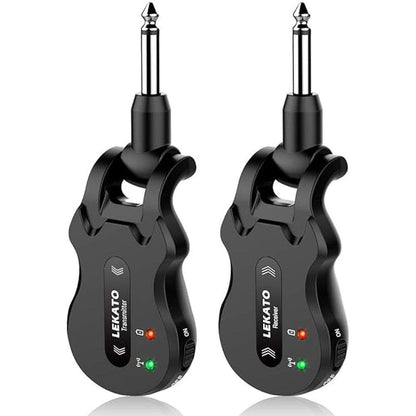 Wireless Guitar Transmitter: LEKATO 5.8GHz Rechargeable – Close-up Detail