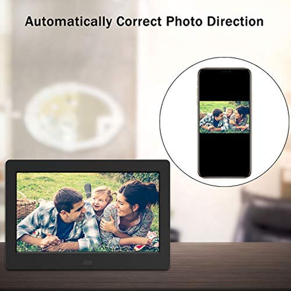 Digital Photo Frame: Premium 1280x800 IPS Screen – Close-up Detail