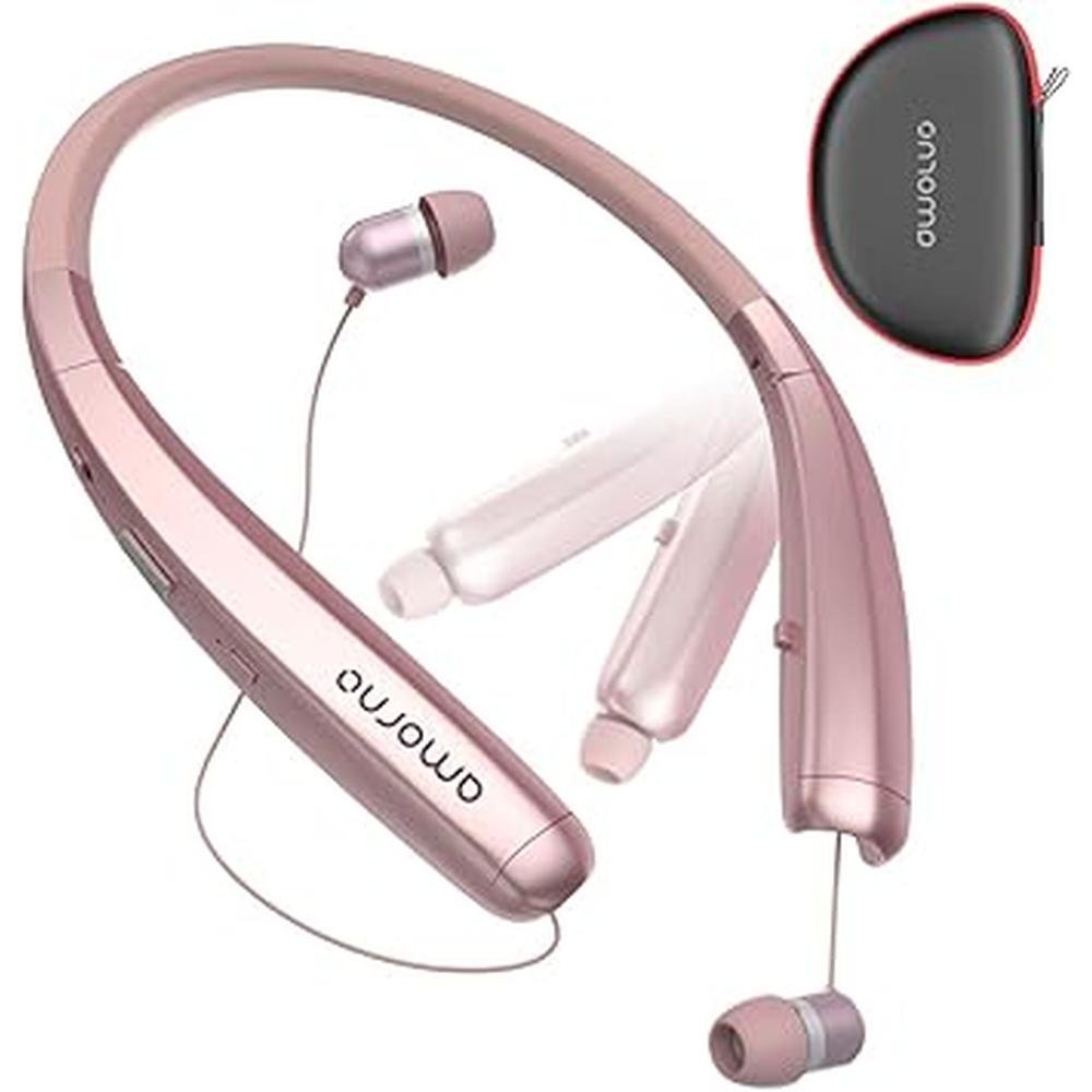 AMORNO Foldable Bluetooth Headphones – Front View