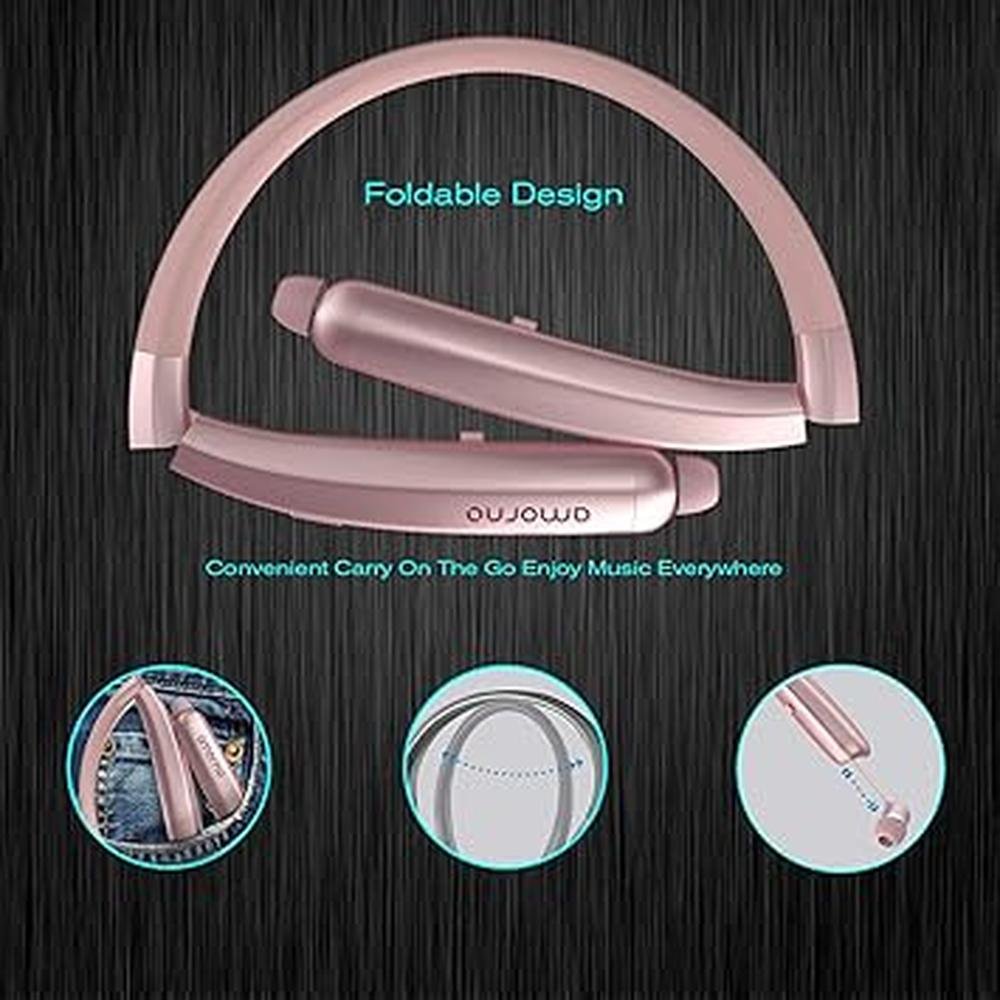 AMORNO Foldable Bluetooth Headphones – In Use