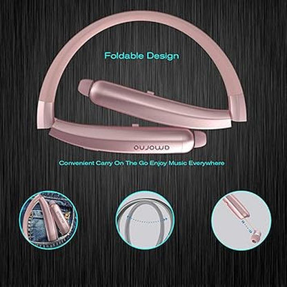 AMORNO Foldable Bluetooth Headphones – In Use