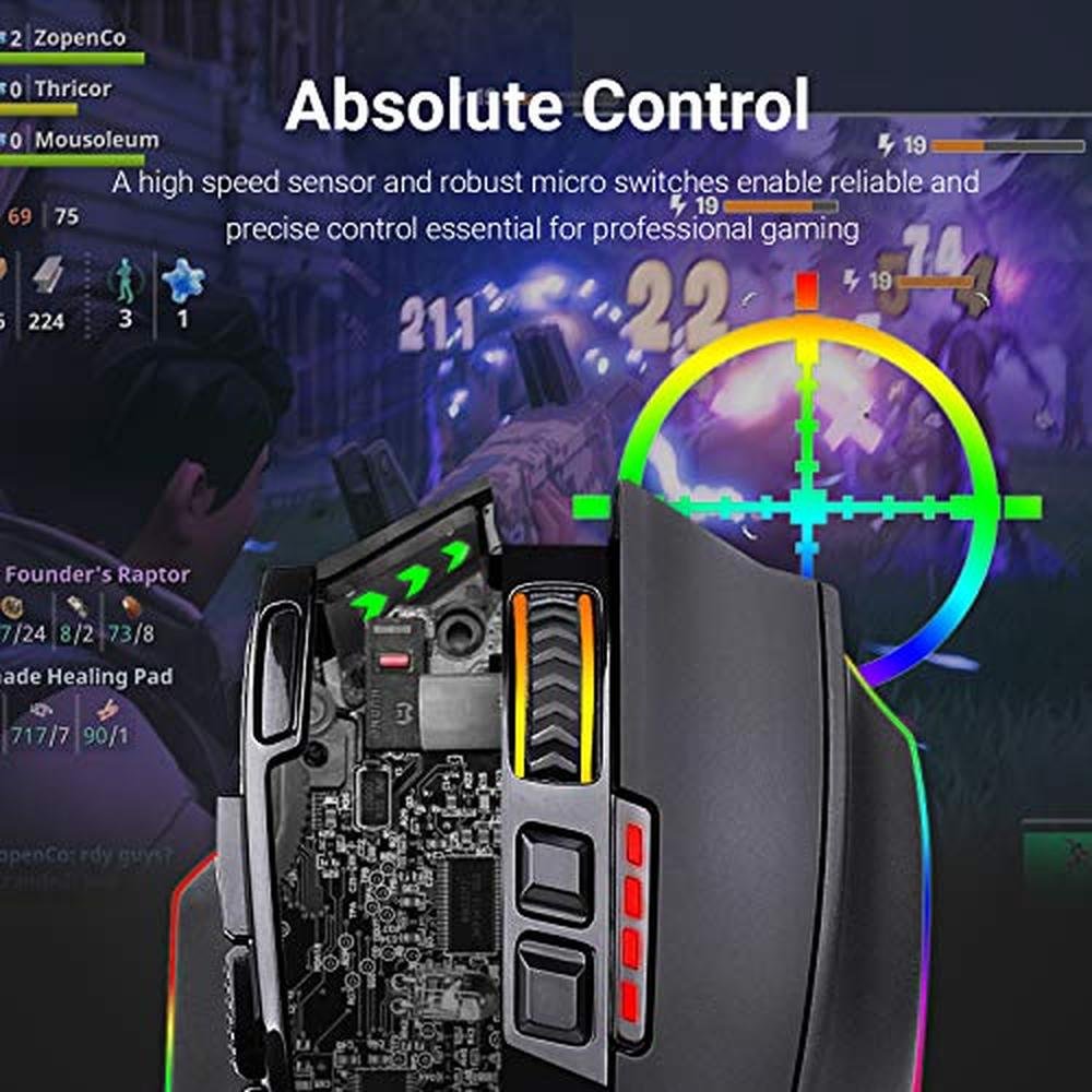 Redragon M801 Wireless Gaming Mouse – Close-up Detail