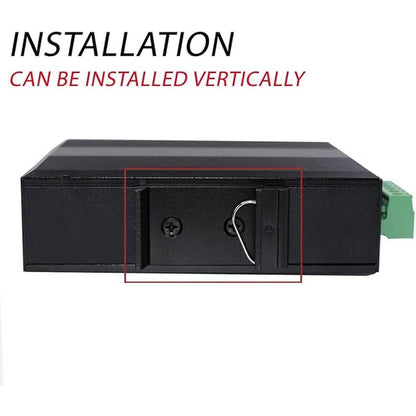 Harsh Outdoor 5-Port Gigabit Ethernet Fiber Converter – In Use