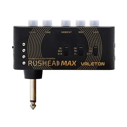 Valeton Rushead Max: Portable Pocket Guitar Bass Headphone – Front View