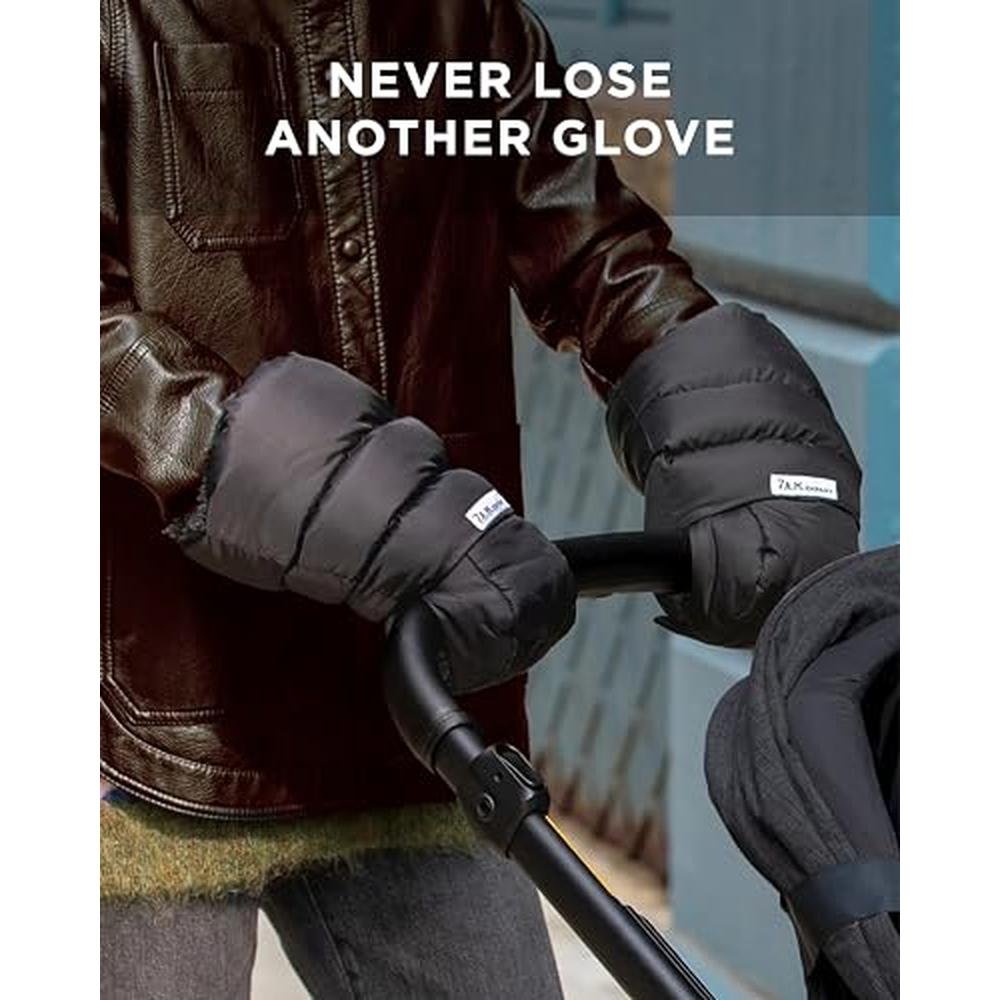 Stroller Warmmuffs: 7AM Enfant Gloves Anti-Freeze Mittens – Side View