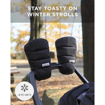 Stroller Warmmuffs: 7AM Enfant Gloves Anti-Freeze Mittens – In Use