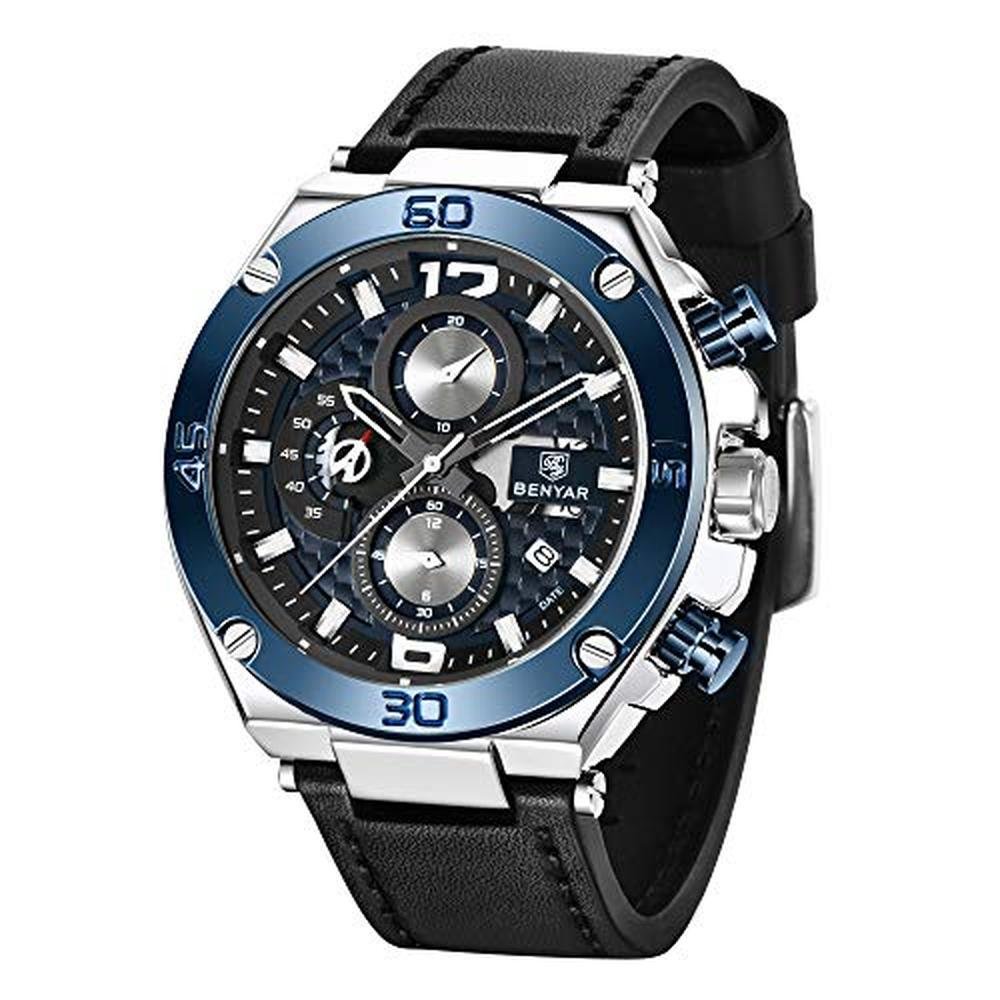 Watches Benyar: BENYAR Mens Chronograph Date Waterproof – Front View