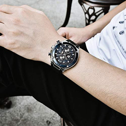 Watches Benyar: BENYAR Mens Chronograph Date Waterproof – Side View