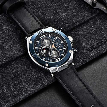 Watches Benyar: BENYAR Mens Chronograph Date Waterproof – Close-up Detail