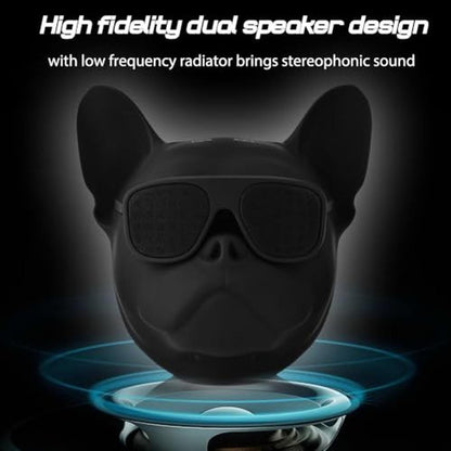 PUSOKEI Wireless French Bulldog Mini Outdoor Portable – Close-up Detail