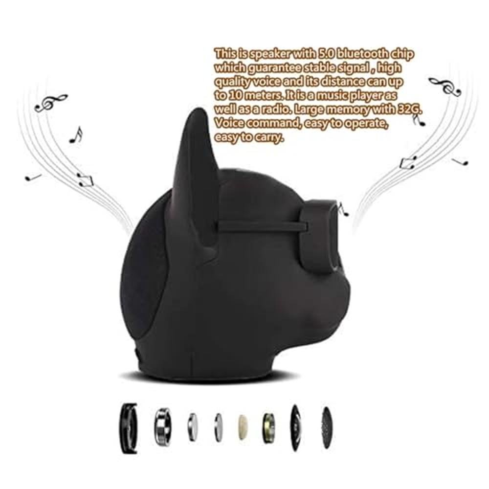 PUSOKEI Wireless French Bulldog Mini Outdoor Portable – In Use
