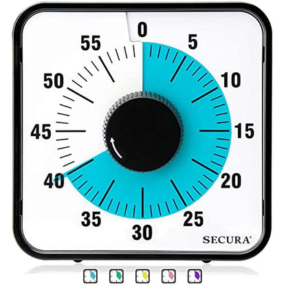 Visual Countdown Timer: Secura 60-Minute Visual Countdown – Front View