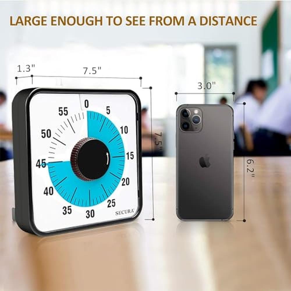 Visual Countdown Timer: Secura 60-Minute Visual Countdown – In Use