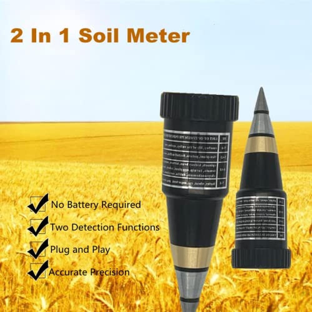 Soil pH and Moisture Meter: VT-05 – Close-up Detail