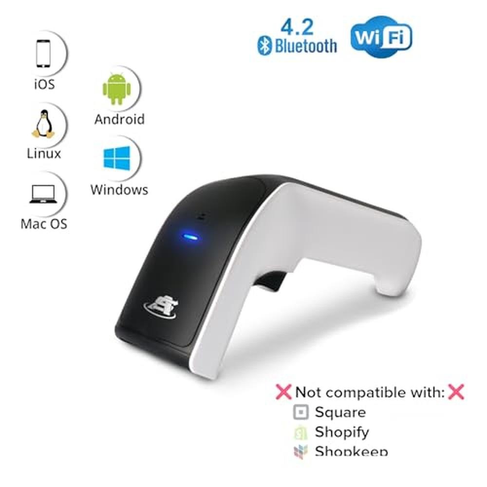 ScanAvenger Wireless Portable Barcode Scanner – Side View