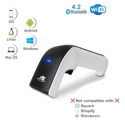 ScanAvenger Wireless Portable Barcode Scanner – Side View