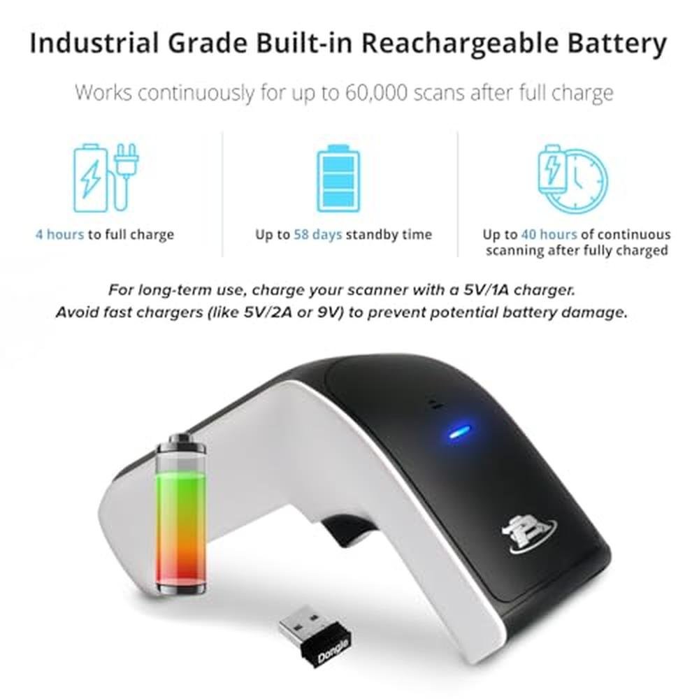 ScanAvenger Wireless Portable Barcode Scanner – In Use
