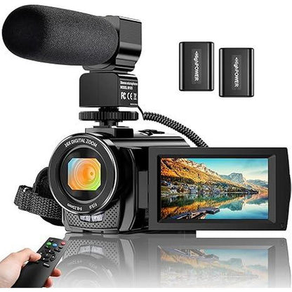 Camera Video Recorder: ALSONE FHD 1080p 24.0MP 3.0 Inch 270 – Back View