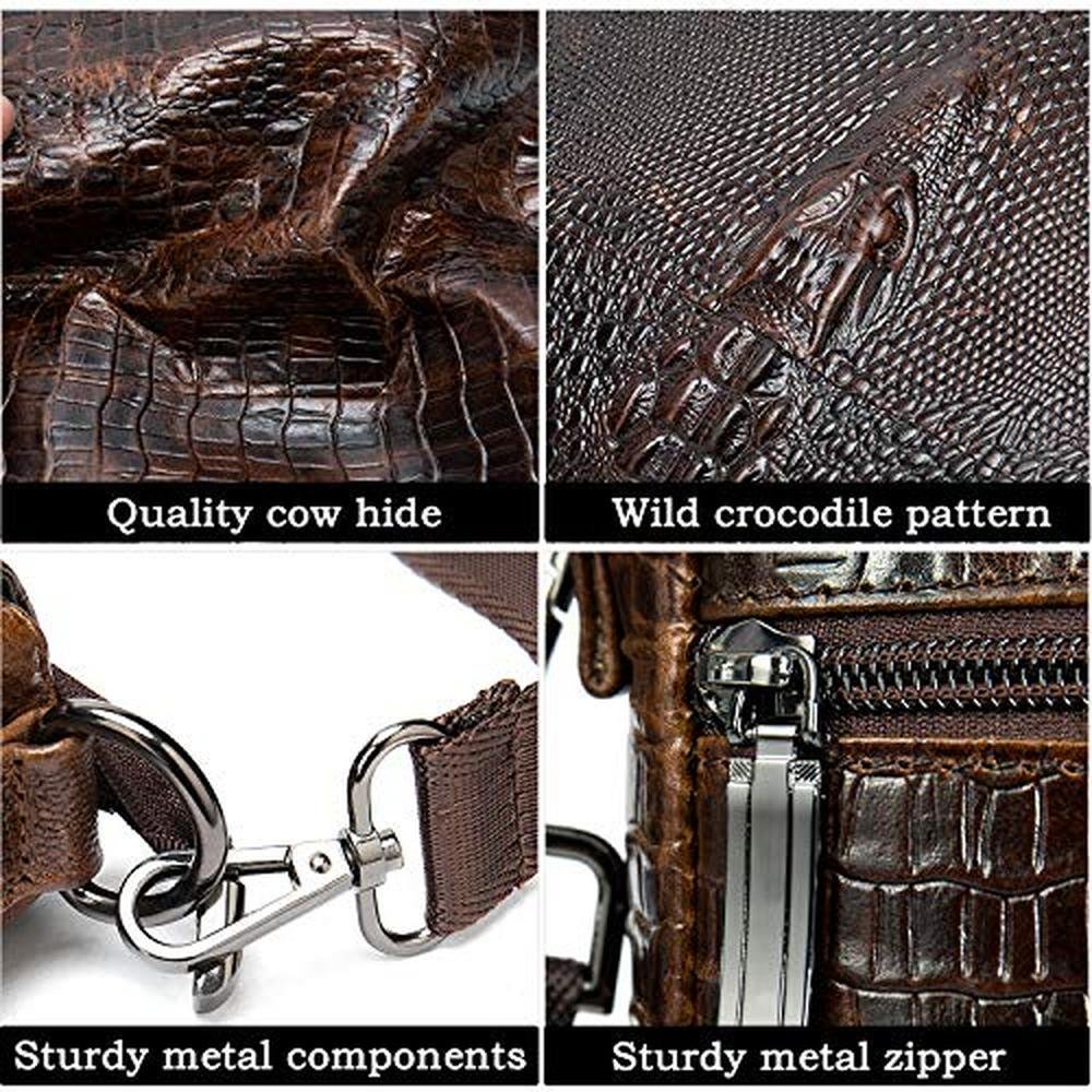 NIUCUNZH Leather Flap Messenger Bag – Packaging
