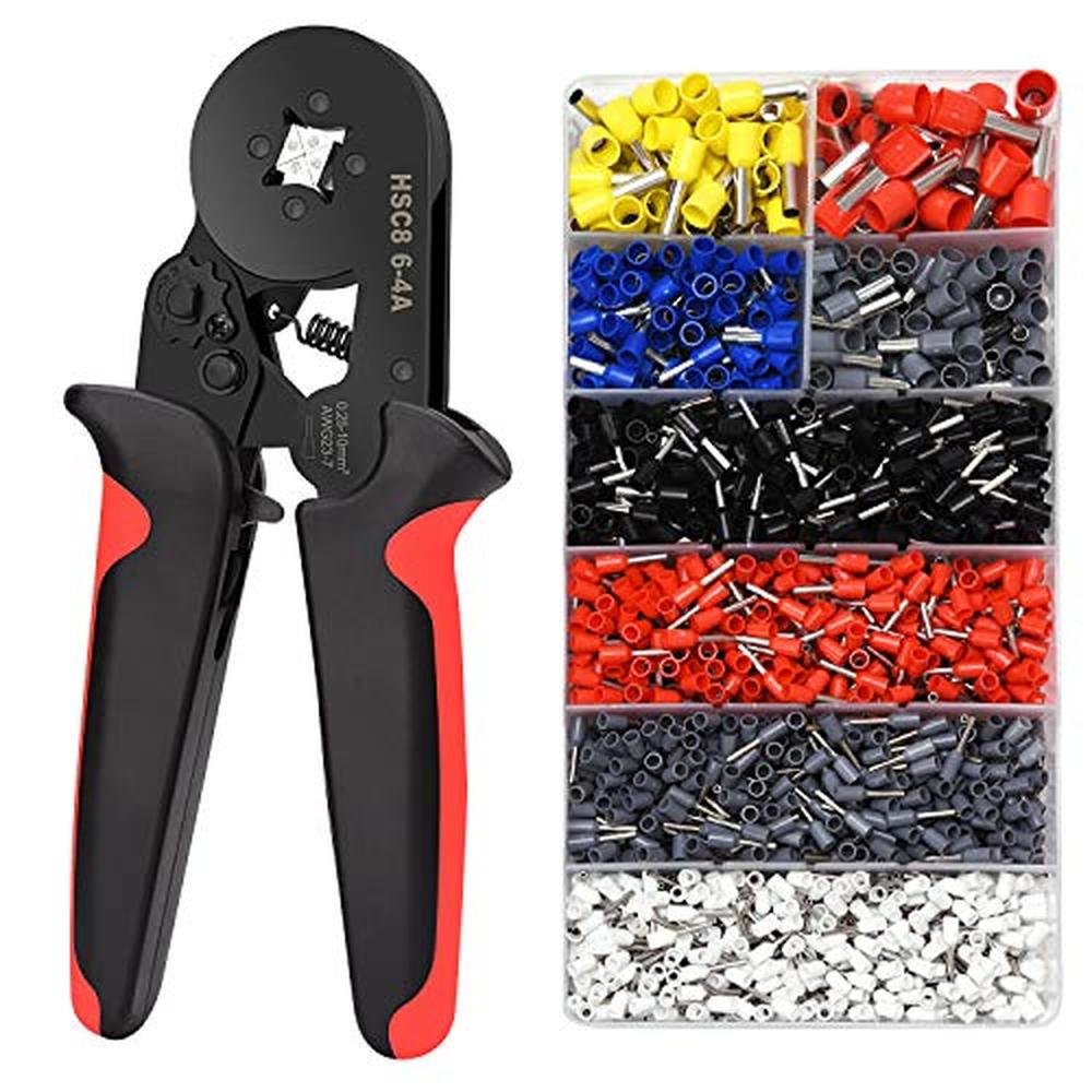 Wire Crimping Tools: Vanow Ferrule Crimping Plier Kit – Front View