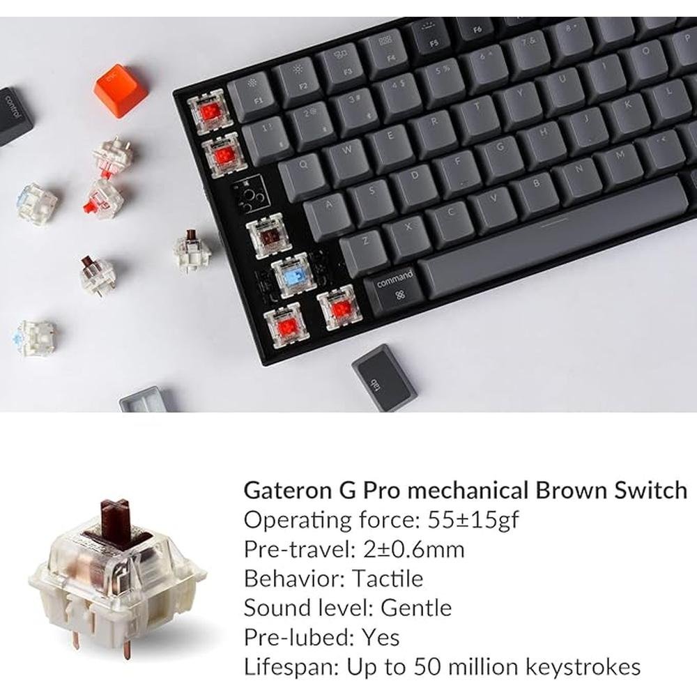 Keychron Layout: Keychron K4 96 Layout 100 Keys Wireless – In Use
