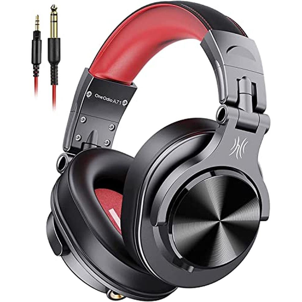 High-End Studio Recording Headphones – Front View