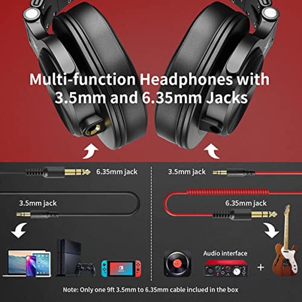 High-End Studio Recording Headphones – Close-up Detail