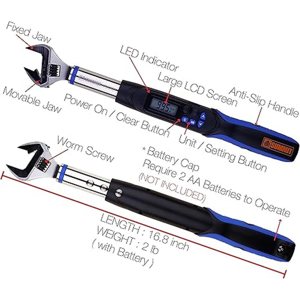 Torque Adjustable Wrench: Summit Tools WE08-135CN 5-99.5 – In Use