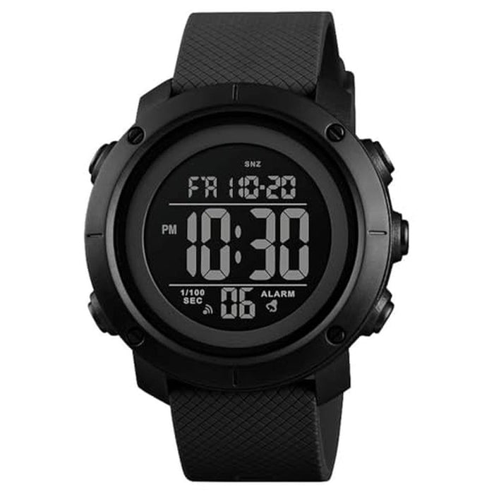 Digital Watch: Sports Waterproof Military Back Light Small – Front View