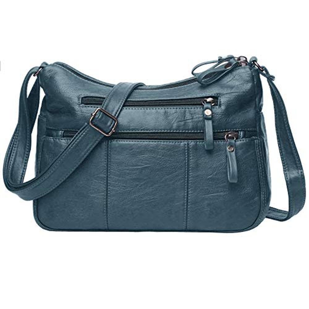 Volganik Rock: Premium PU Leather Shoulder Bag – Front View