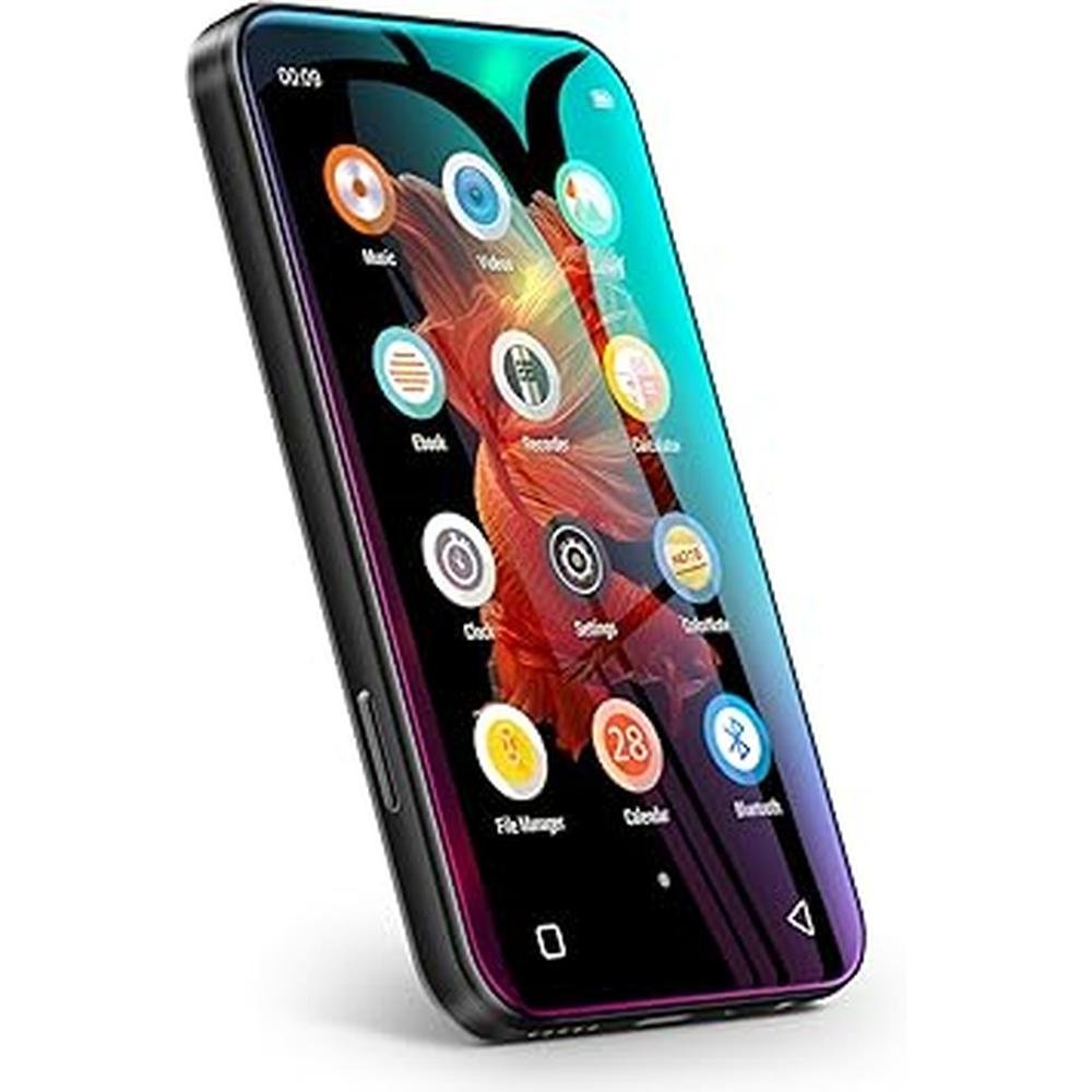 MP3 Player: Timmkoo 72GB with Bluetooth 4.0 – Front View