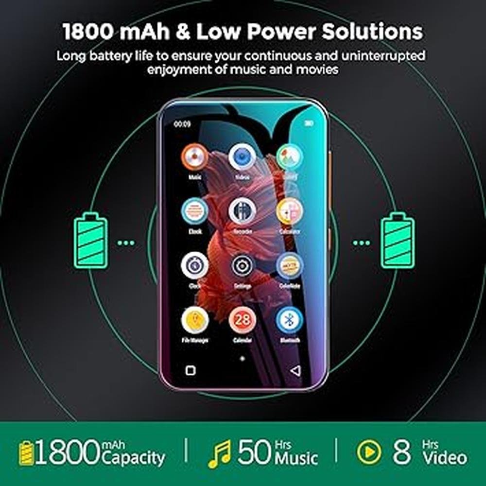 MP3 Player: Timmkoo 72GB with Bluetooth 4.0 – Packaging