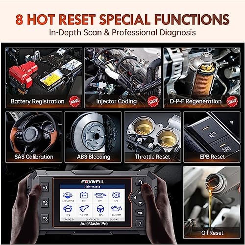 OBD2 Foxwell: Foxwell NT624 Elite OBD2 Scanner – Close-up Detail
