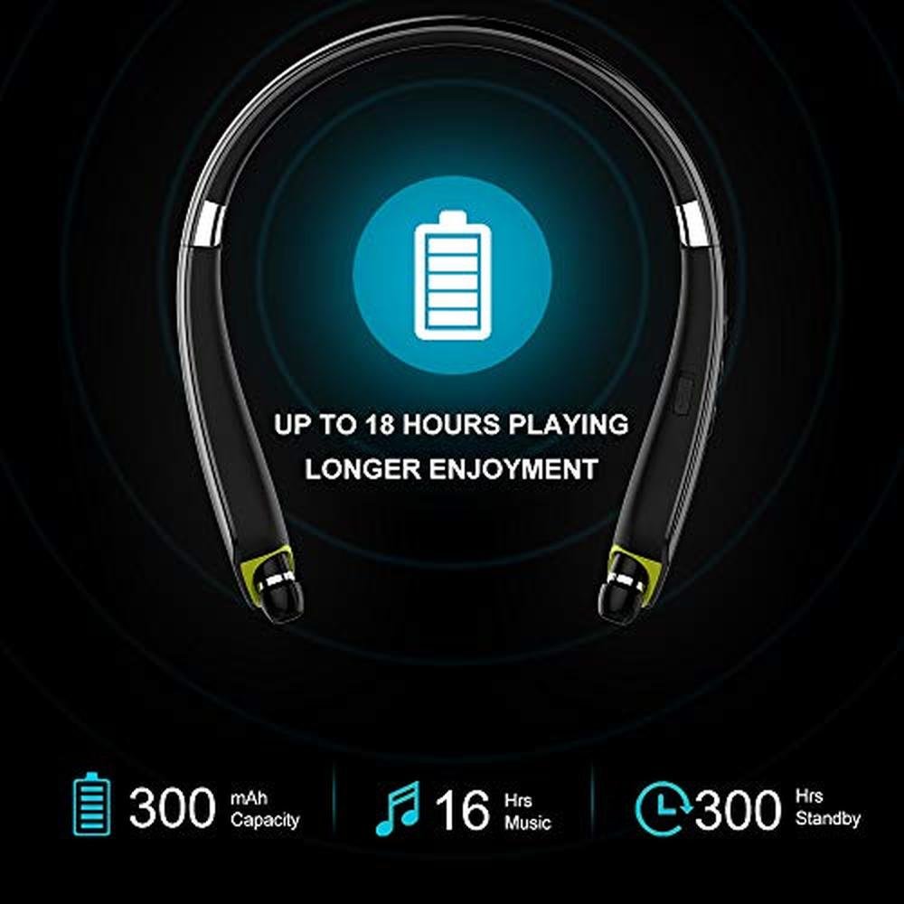 Bluetooth Headphones: Beartwo Upgraded Foldable Wireless – Close-up Detail