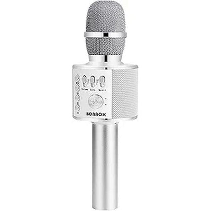Bonaok Wireless Bluetooth Karaoke Microphone – Front View