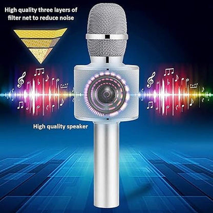Bonaok Wireless Bluetooth Karaoke Microphone – Close-up Detail
