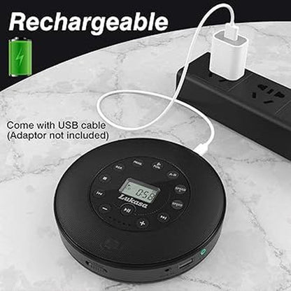 Player Lukasa: Premium Bluetooth CD Player with Built-in – Packaging