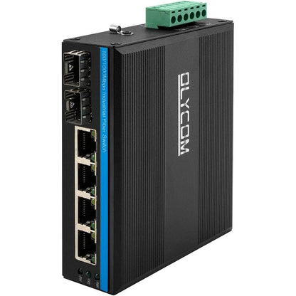 Gigabit Switch 4 Ports Industrial Ethernet Converter – Close-up Detail